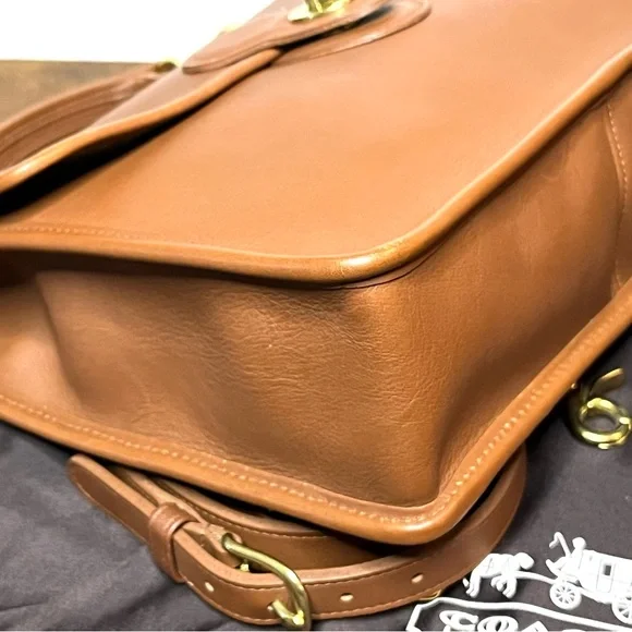 NEW COACH VINTAGE WILLIS BAG, BRITISH TAN No. 9927 - Picture 8 of 13